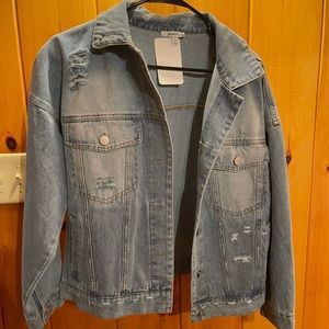 Jean jacket with tags